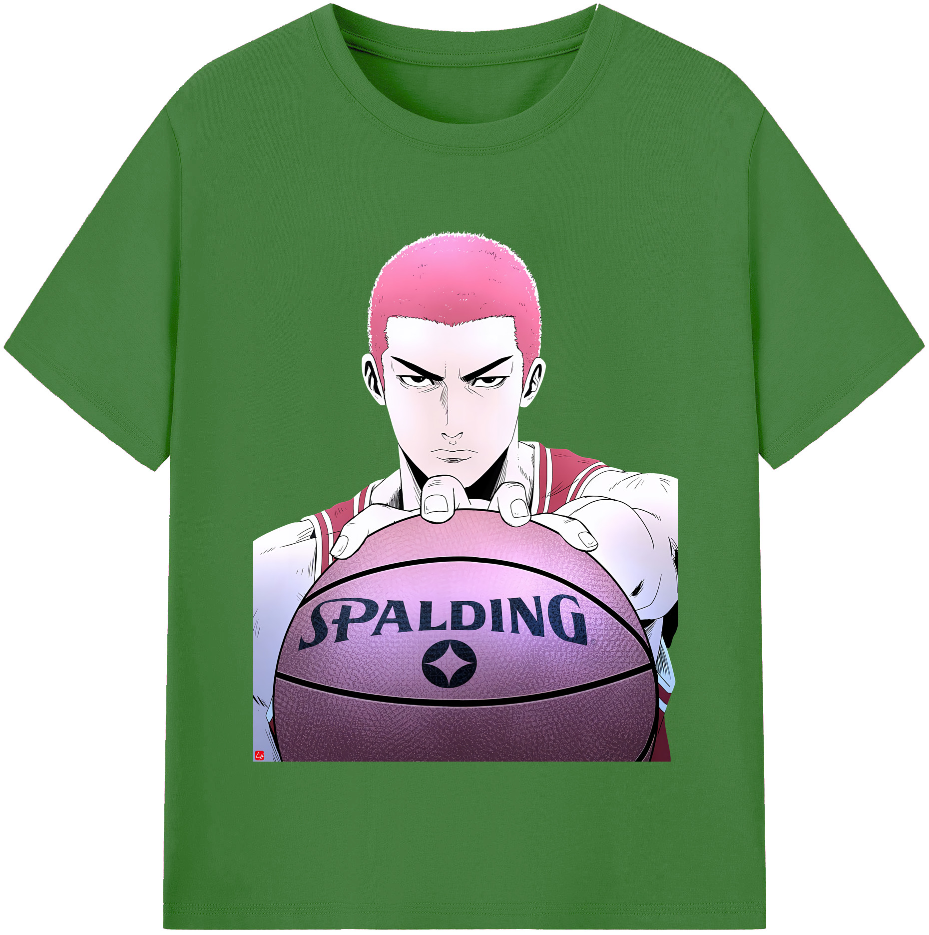 （画像用） SLAM DUNK／スラムダンク レディースカジュアルプリントTシャツ（綿100％）